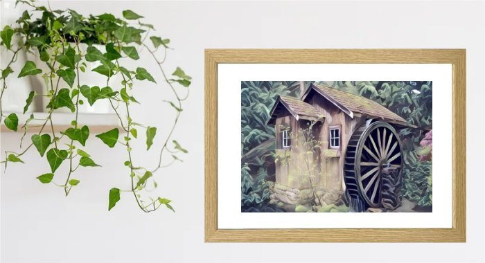 Framed Watermill Art prints